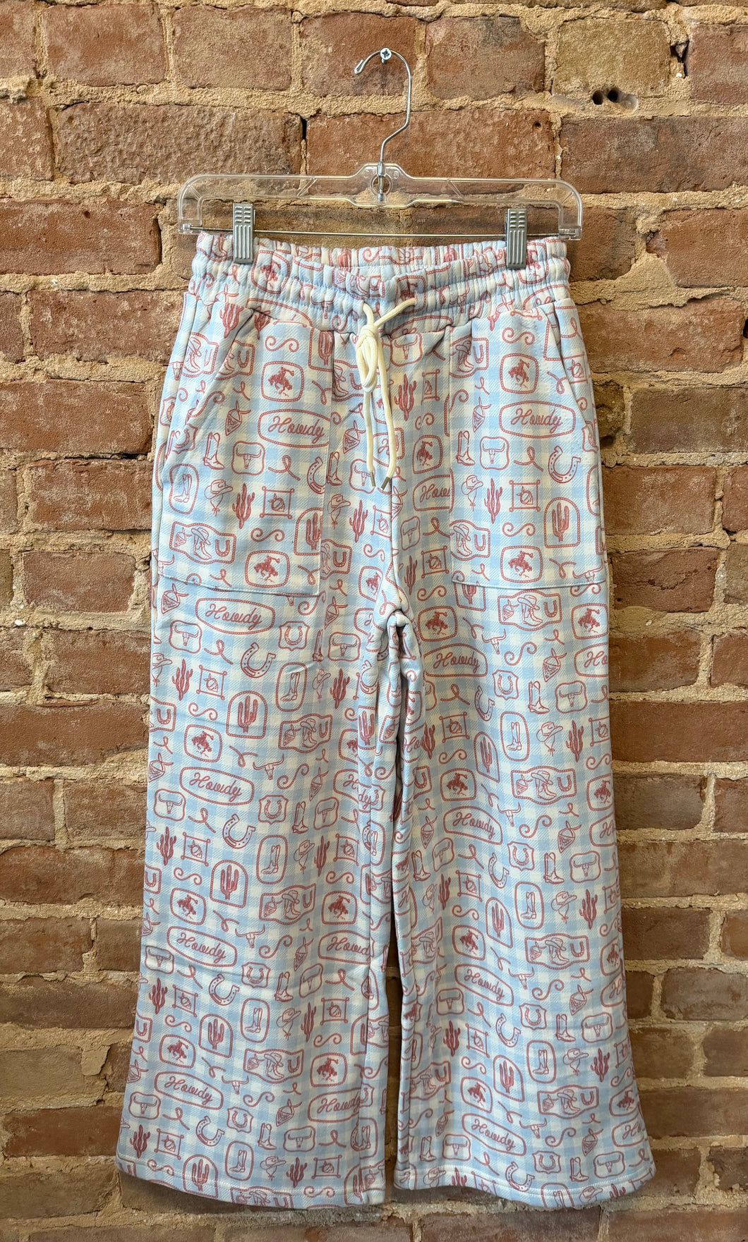 Fleece Crop Western Pant