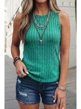 Mineral Washed Ribbed Tank Top