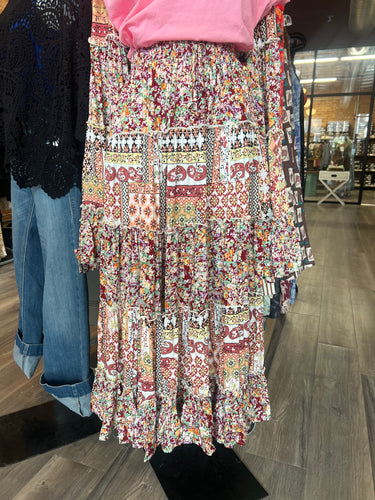 Bohemian Inspired Maxi Skirt