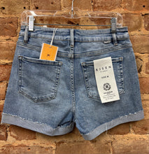 Cuffed Denim Shorts