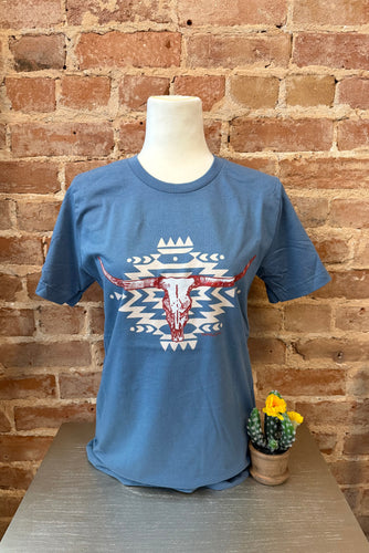 Aztec Longhorn Graphic