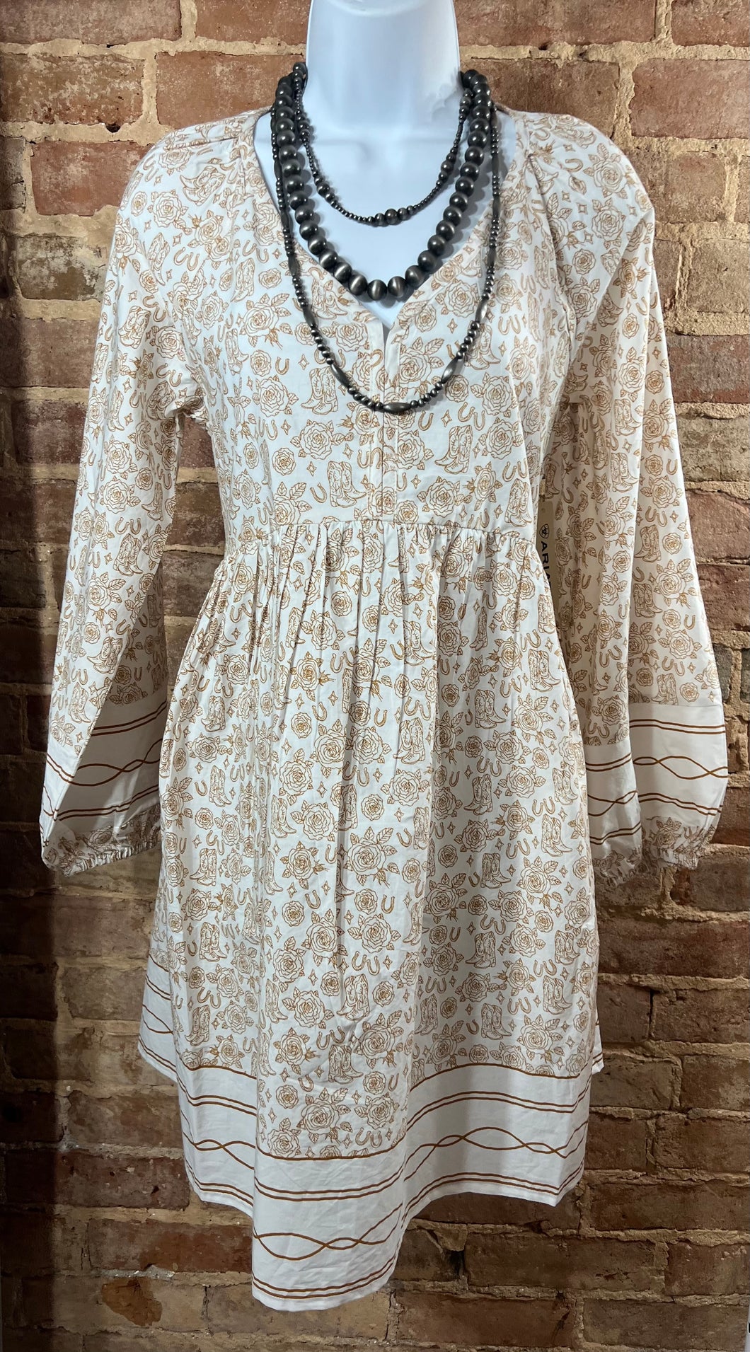 The Rosie  Boots and Roses Dress