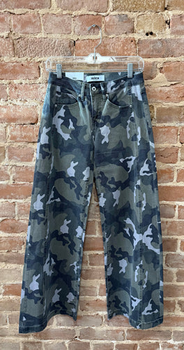 Camo Wide Leg Jean