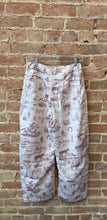 Western Print Barrel Pant
