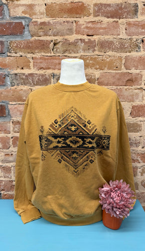 Vintage Aztec Mineral Crewneck
