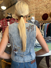 Denim Cropped Vest