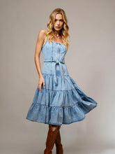 Denim Tiered Dress