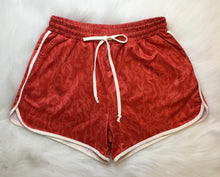 Red Boot Stitched Shorts