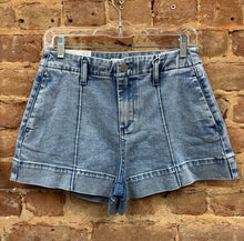 High Rise Denim Shorts