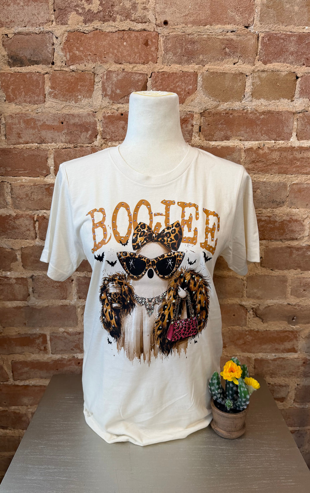 Boo-Jee Ghost Rhinestone Graphic