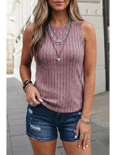 Mineral Washed Ribbed Tank Top