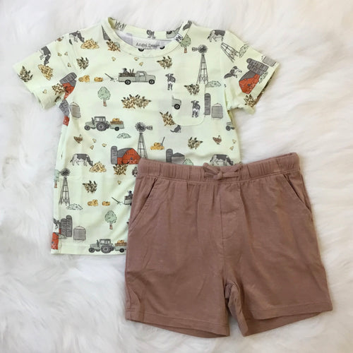 Boys Farm Two Piece Set