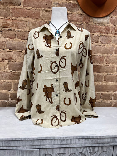 Saddle & Ropes Blouse