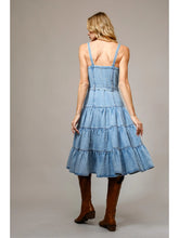 Denim Tiered Dress