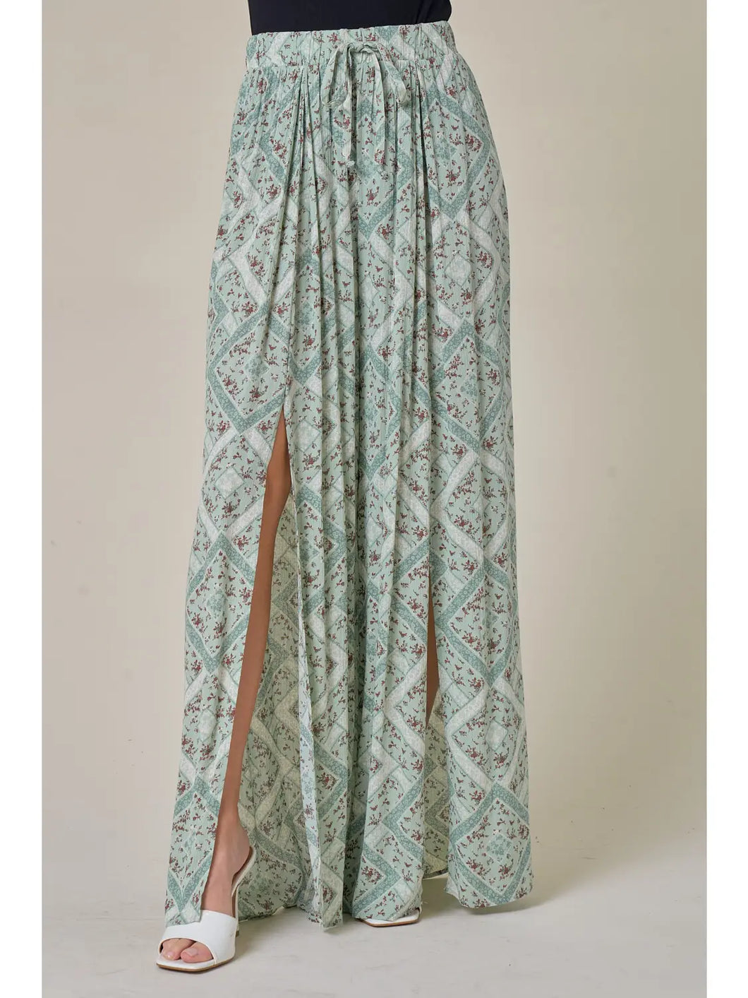 Wide Leg Slacks