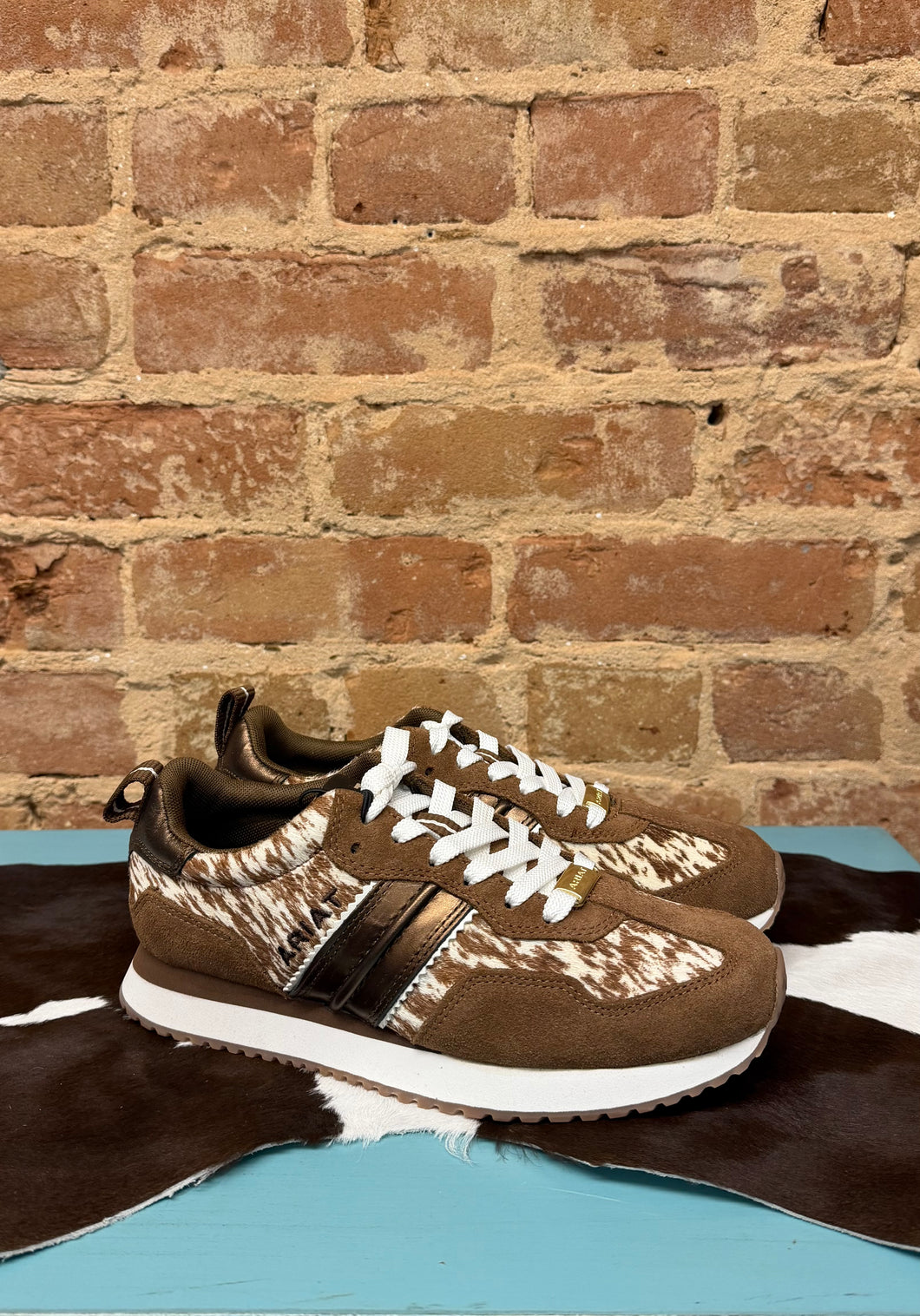 Ariat Cow Print Ranch Runner