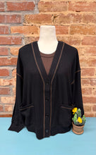 Ribbed Cardigan w/ Pockets
