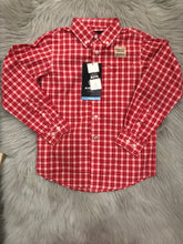 Poppy Red Boys Button Up